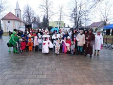 Fašiangový pochod 2018 - dekoratívna grafika