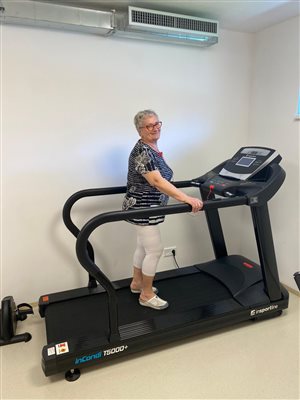 Cvičenie seniorov v dennom stacionári