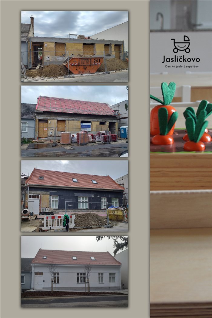 Postup prác počas rekonštrukcie jaslí