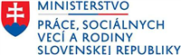 Logo Ministerstvo práce, sociálnych vecí a rodiny SR
