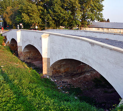 Most na Trolaskoch - dekoratívna grafika
