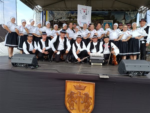 Vystúpenie KSF Mestečko na Podbielanských folklórnych slávnostiach