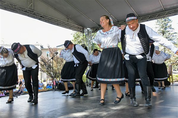 KSF Mestečko počas vystúpenia
