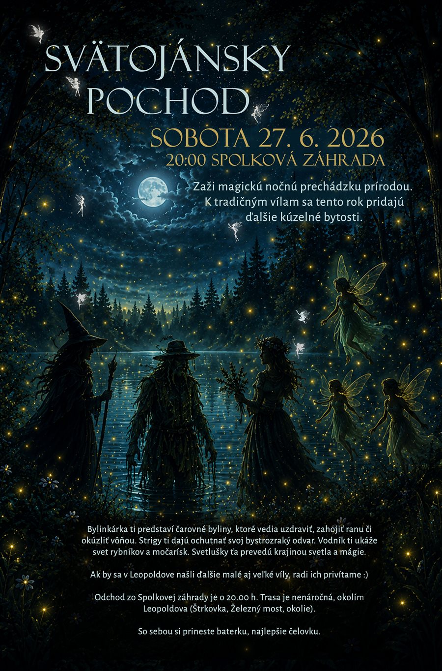 Plagát k svätojánskemu pochodu