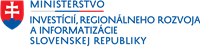 Logo Ministerstvo investícií, regionálneho rozvoja a informatizácie SR