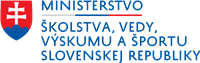 Logo Ministerstvo školstva, vedy, výskumu a športu SR