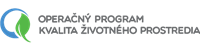 Logo Operačného programu Kvalita životného prostredia