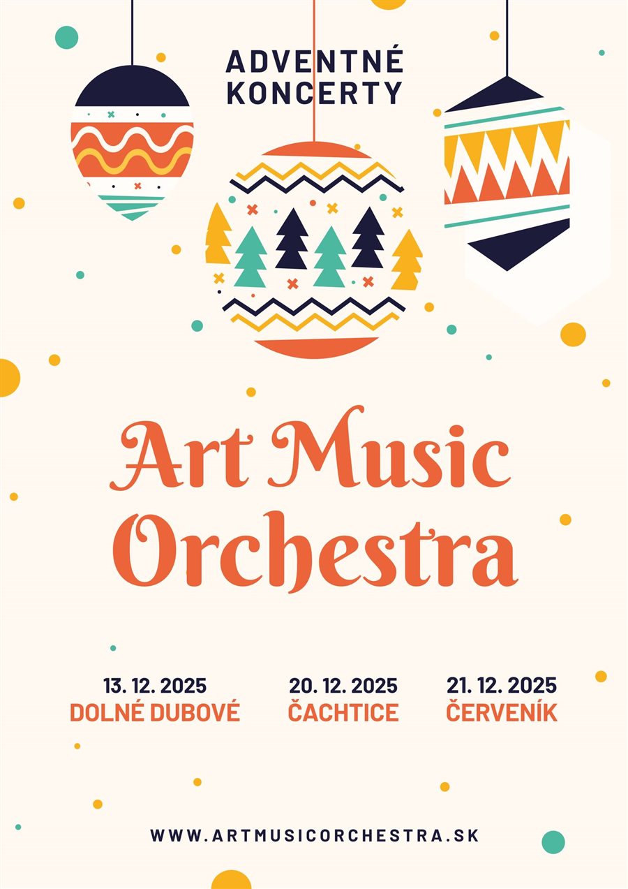 Plagát vianočný koncert