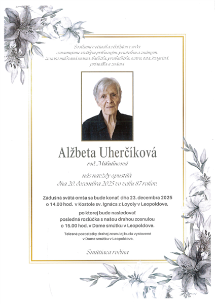 alžbeta uherčíková