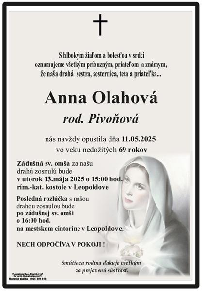 anna olahová