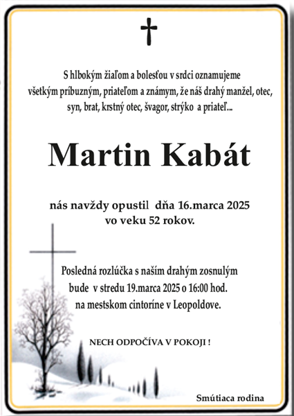 martin kabát