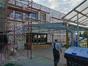 Rekonštrukcie fasády základnej školy