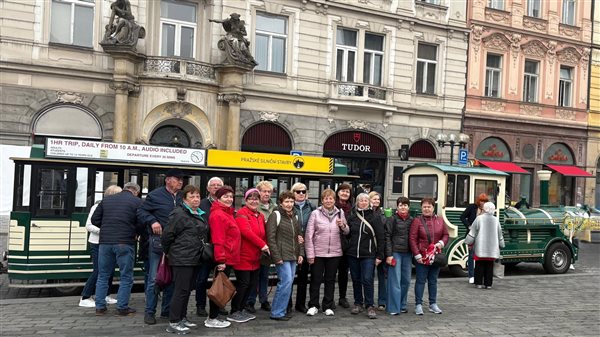 Členovia OZD Šanec v Prahe