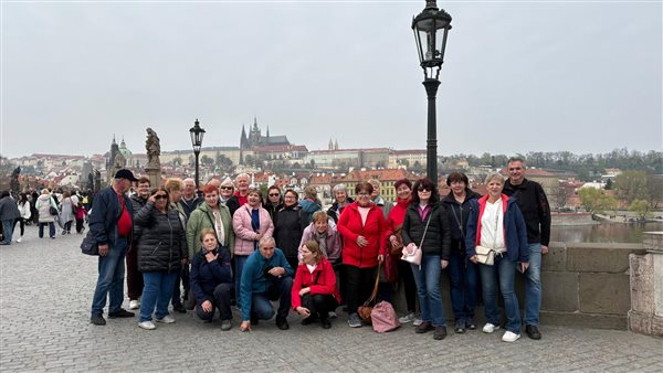 Členovia OZD Šanec v Prahe
