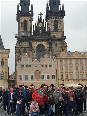 Členovia OZD Šanec v Prahe
