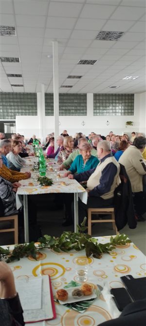 Výročné zhromaždenie OZD Šanewc v školskej jedálni