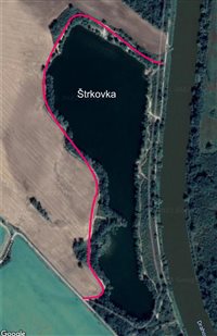 Mapa Štrkovky