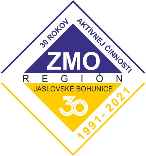 Logo Združenie miest a obcí Slovenska – región JE Jaslovské Bohunice
